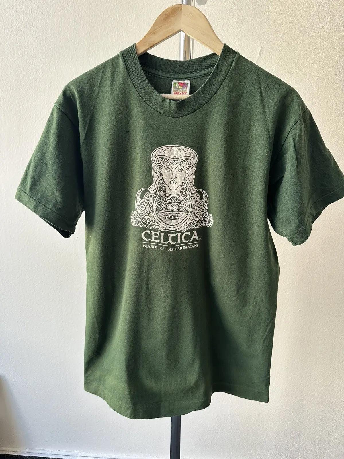 The 1990s Celtica “Islands of the Barbarians” t-shirt - size L