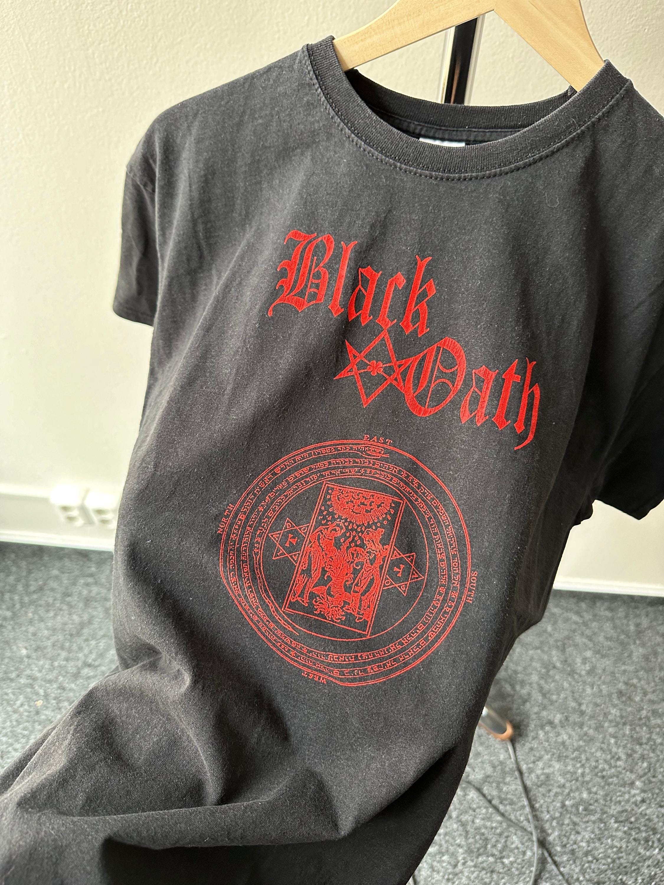 Vintage Black Oath 00s T-shirt - size M