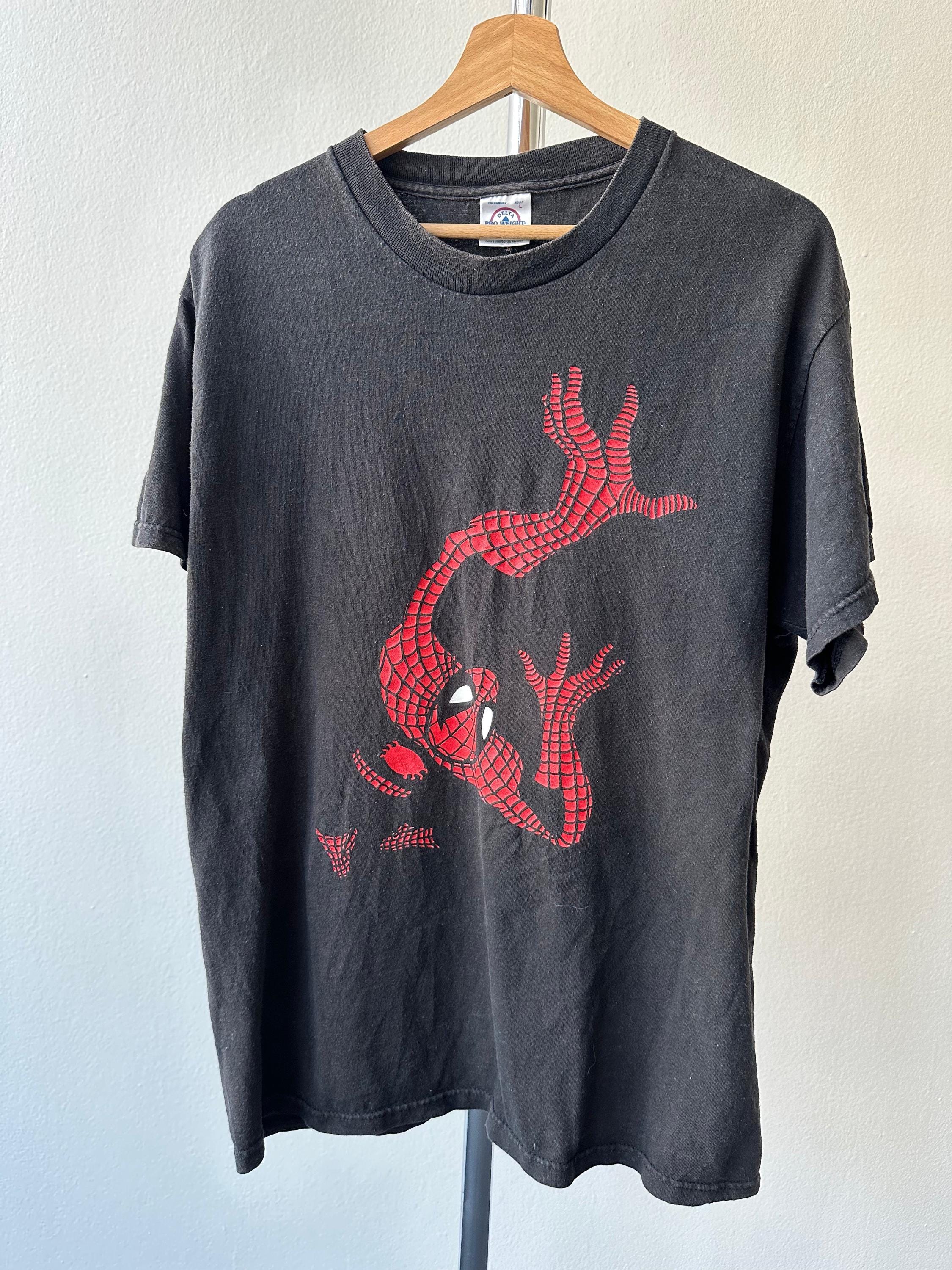 The 1990s Spiderman Faded T-shirt - size L