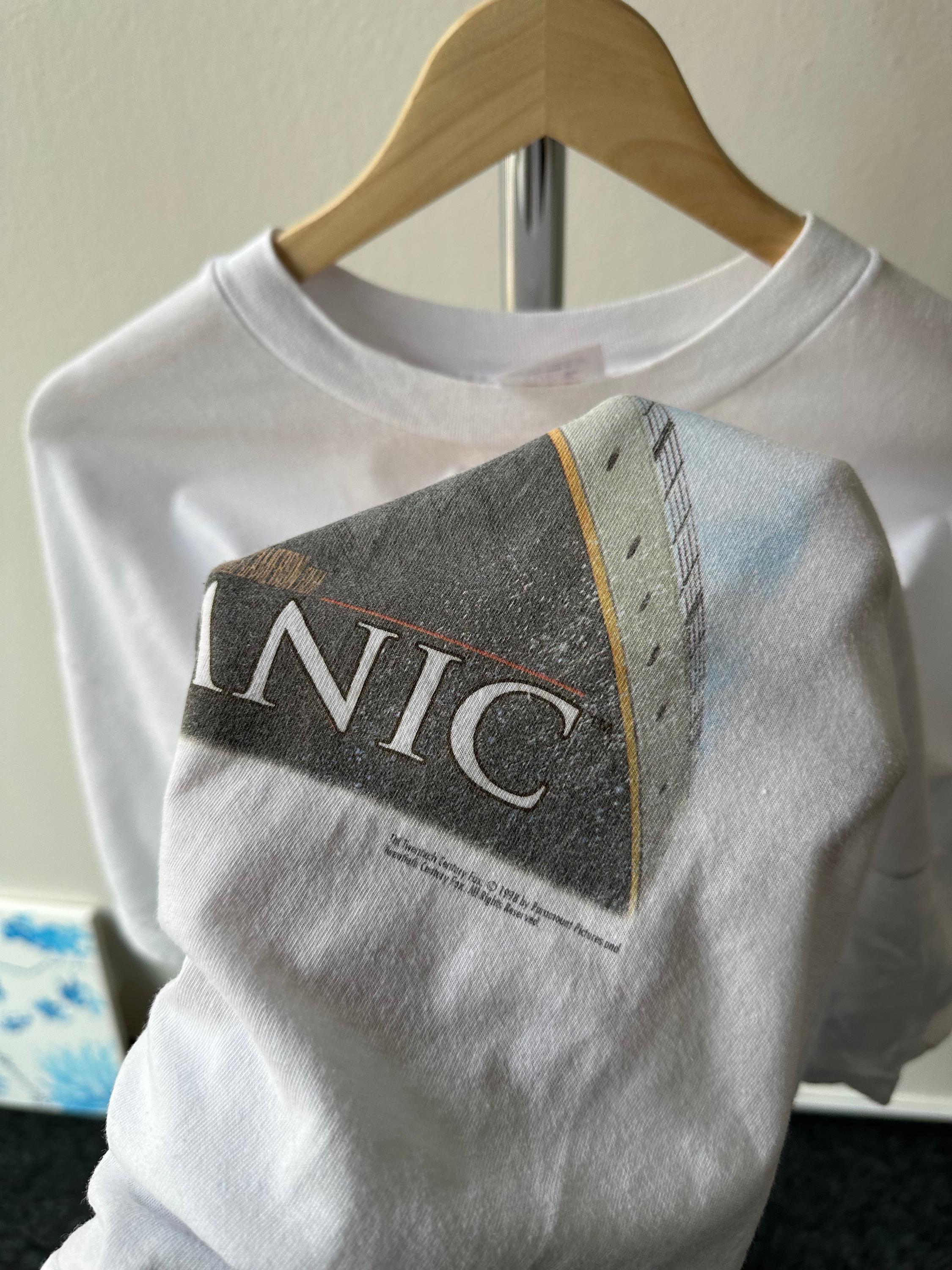 Vintage Titanic 1998 Official Movie Promo T-Shirt - Size XL