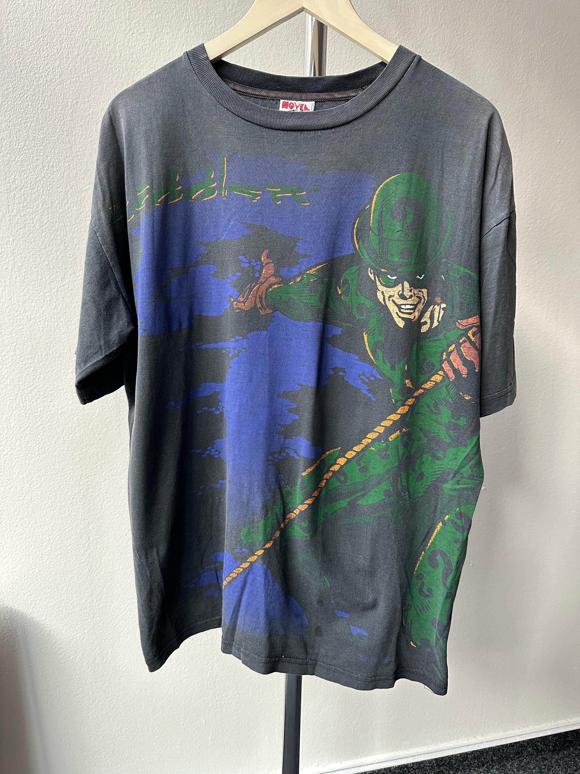 Vintage Batman Forever “Riddler” 1995 All Over Print T-Shirt - Size XL
