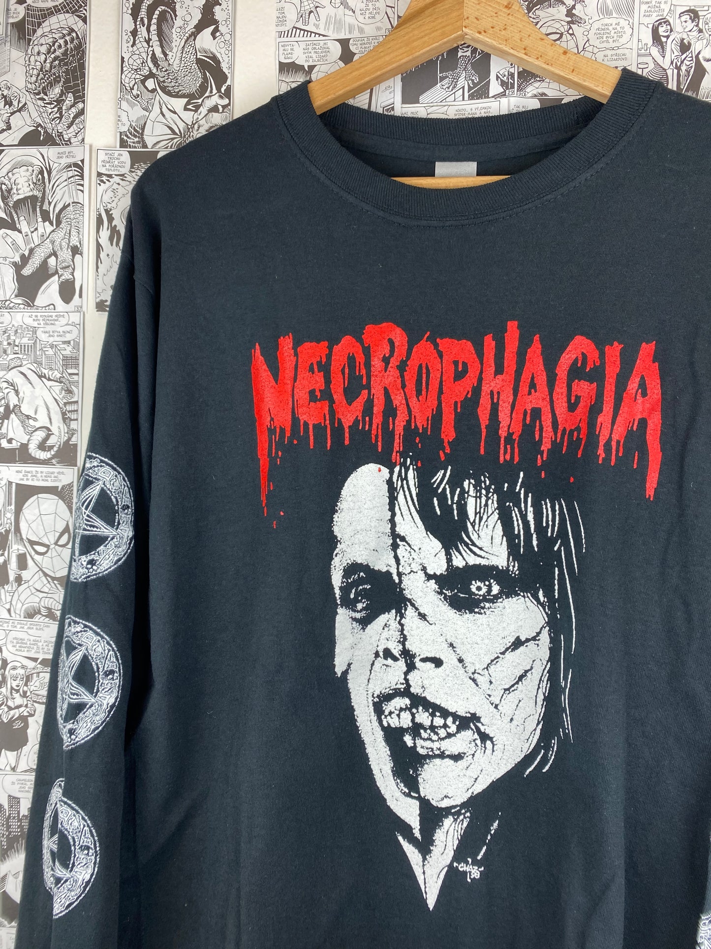 Vintage Necrophagia “Devil’s seed” 00s t-shirt - size M