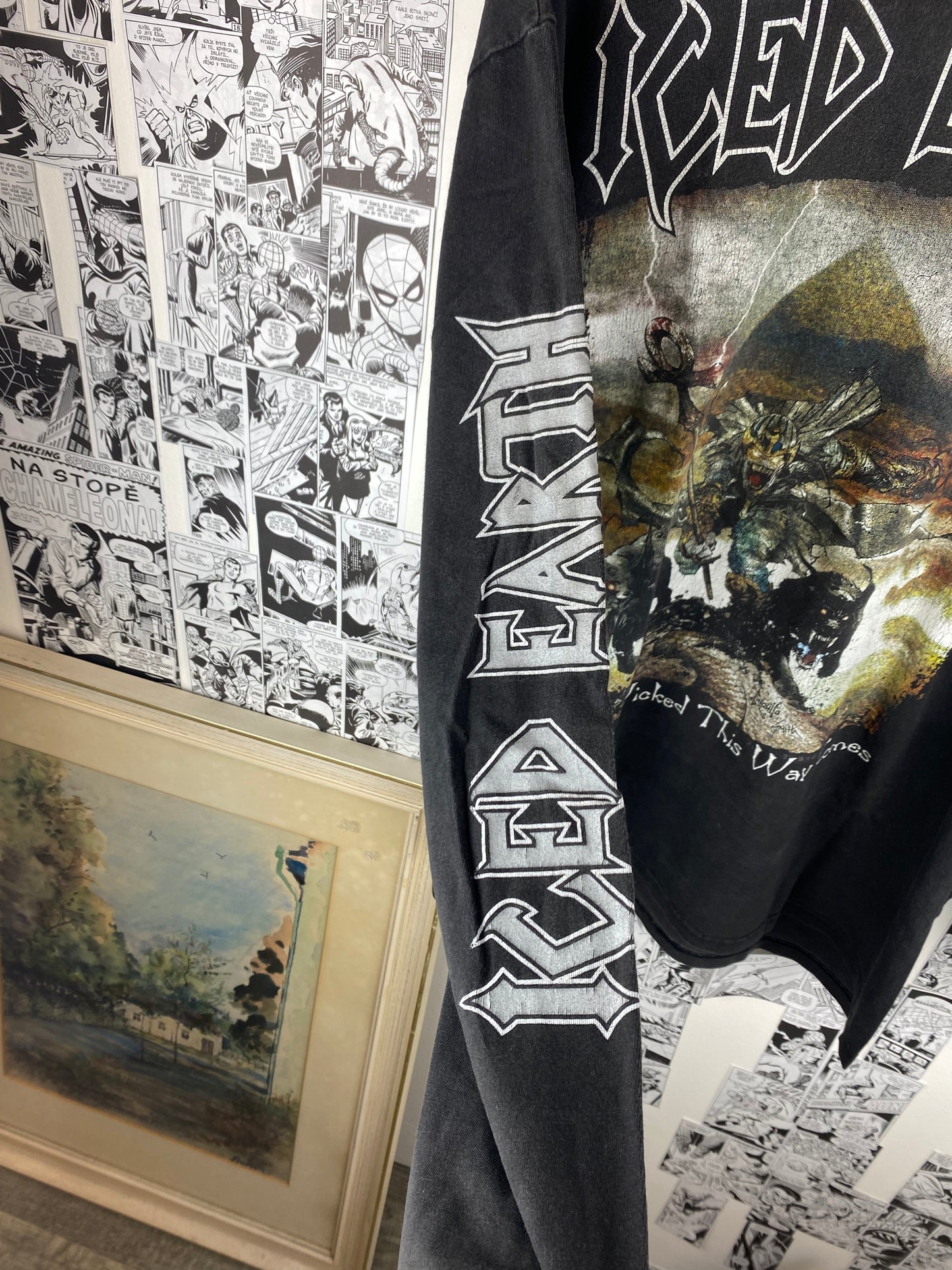 Vintage Iced Earth “Something Wicked” 90s Longsleeve t-shirt