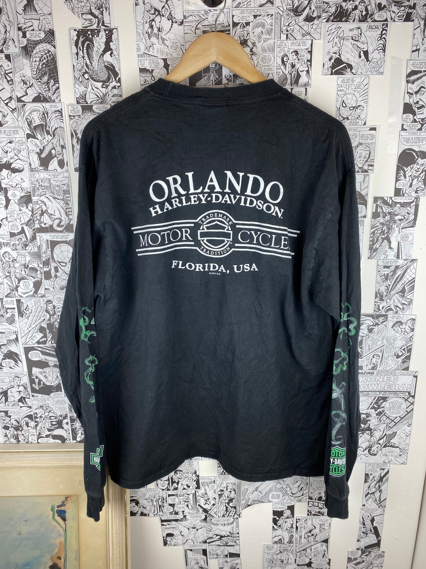 Vintage Harley Davidson “Orlando - Florida” Longsleeve t-shirt - size L