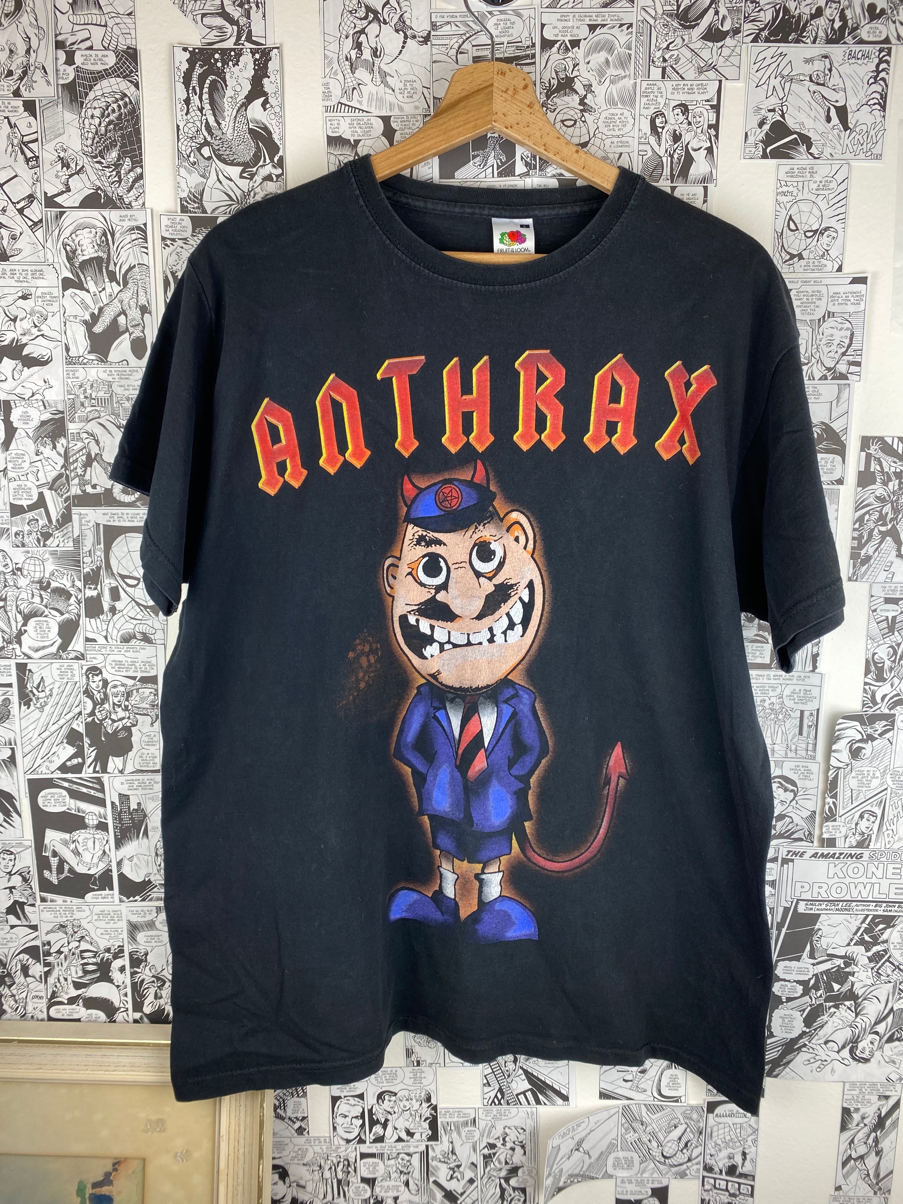 Vintage Anthrax - Anthems 00s t-shirt - size L