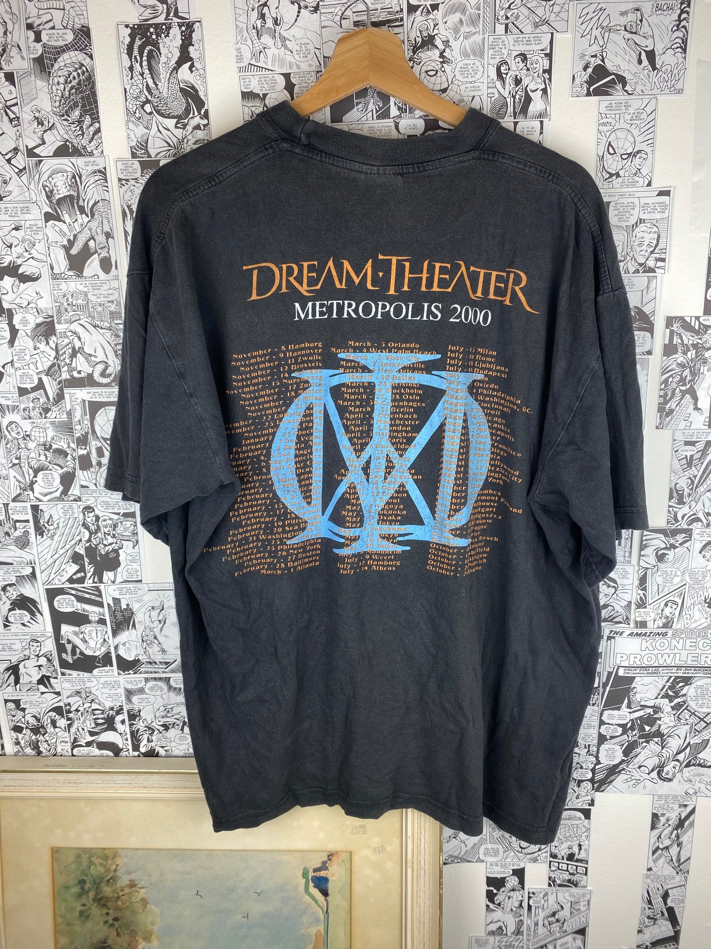 Vintage Dream Theater 2000 tour t-shirt - size XL