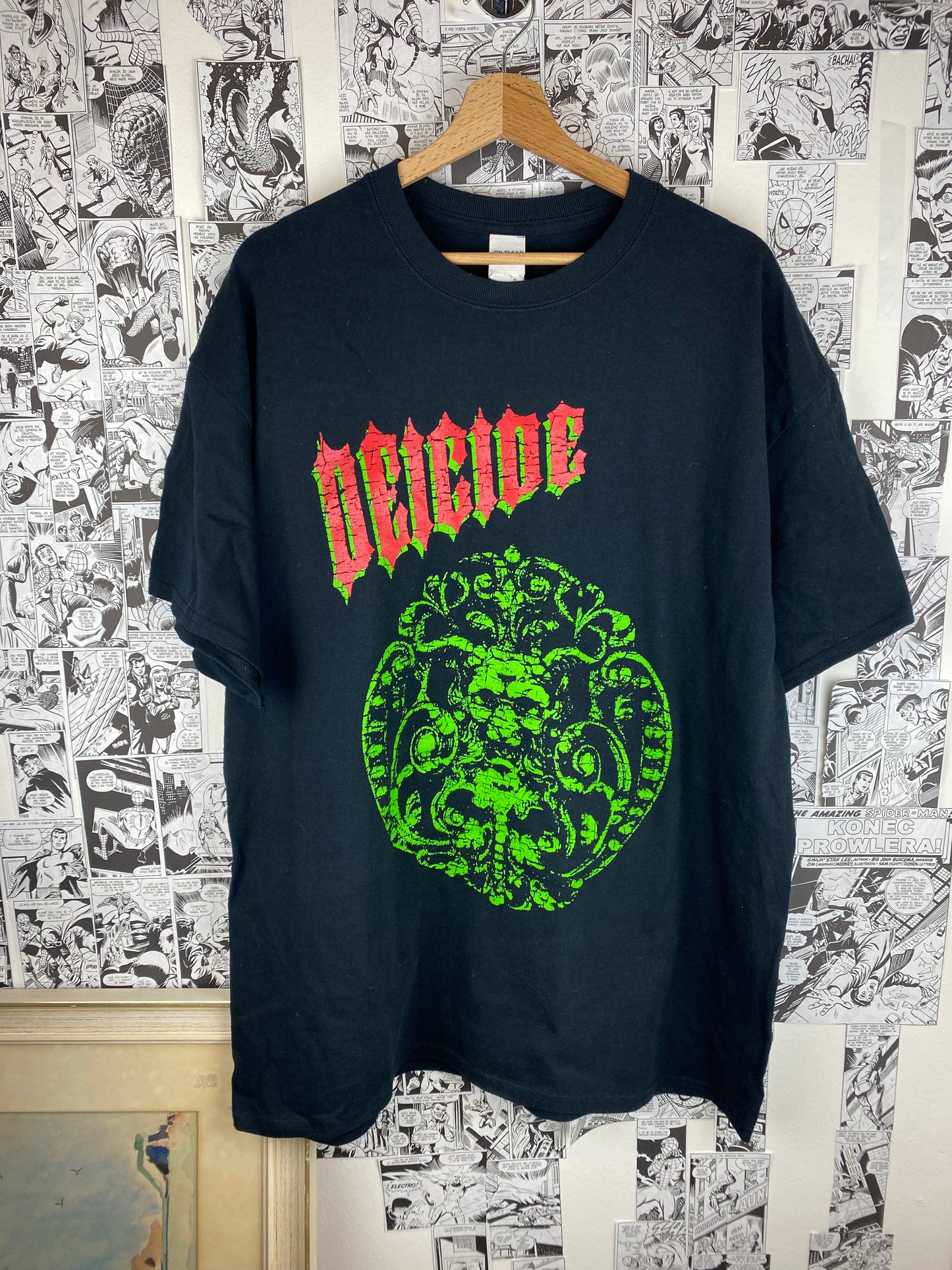 Vintage Deicide 00s t-shirt - size XL