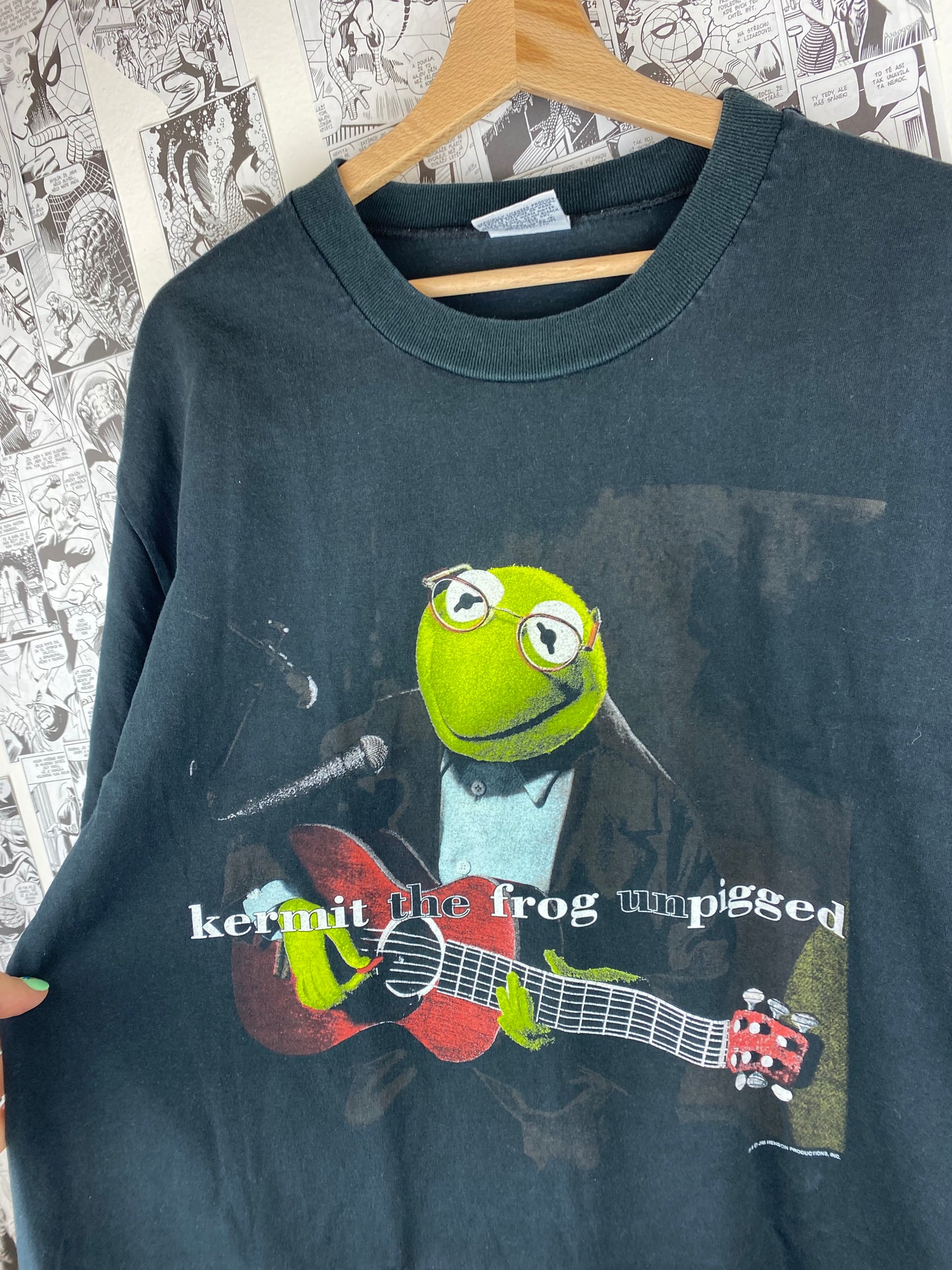 Vintage Muppets - Kermit the frog 80s/90s t-shirt - size XL