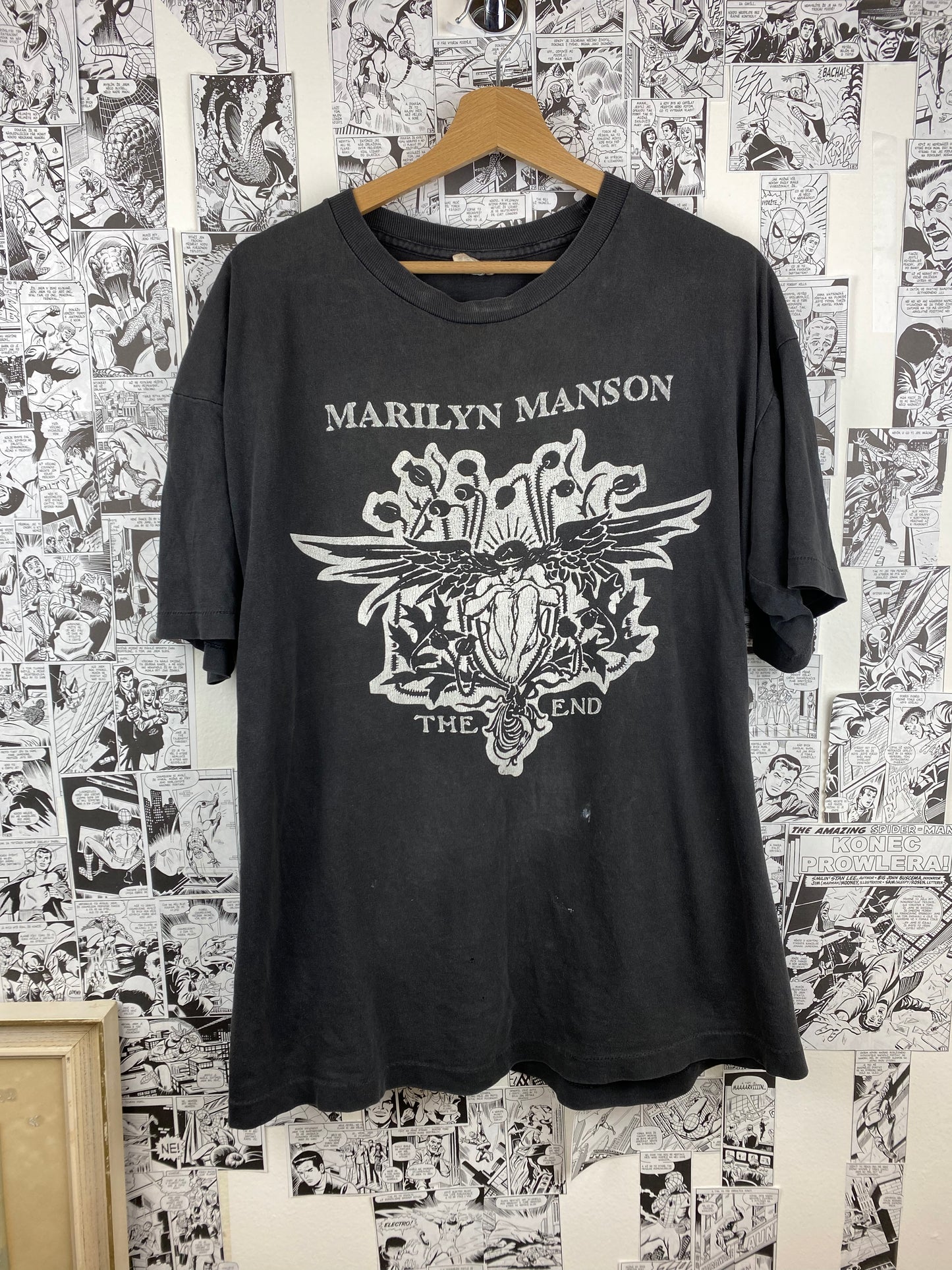 Vintage Marilyn Manson “Antichrist - The End” 1996 t-shirt - size XL