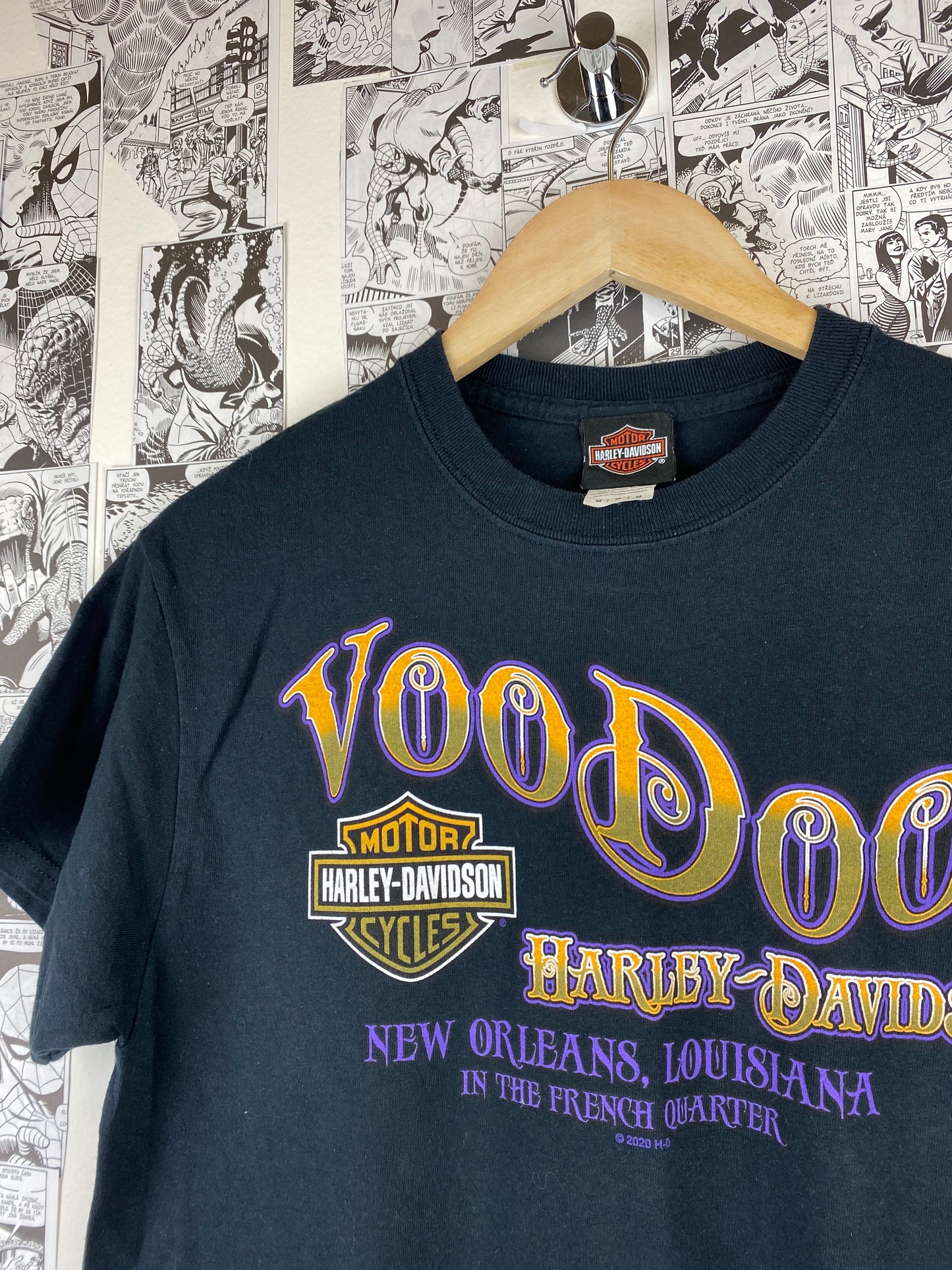 Vintage Harley Davidson “VooDoo” - New Orleans t-shirt - size M
