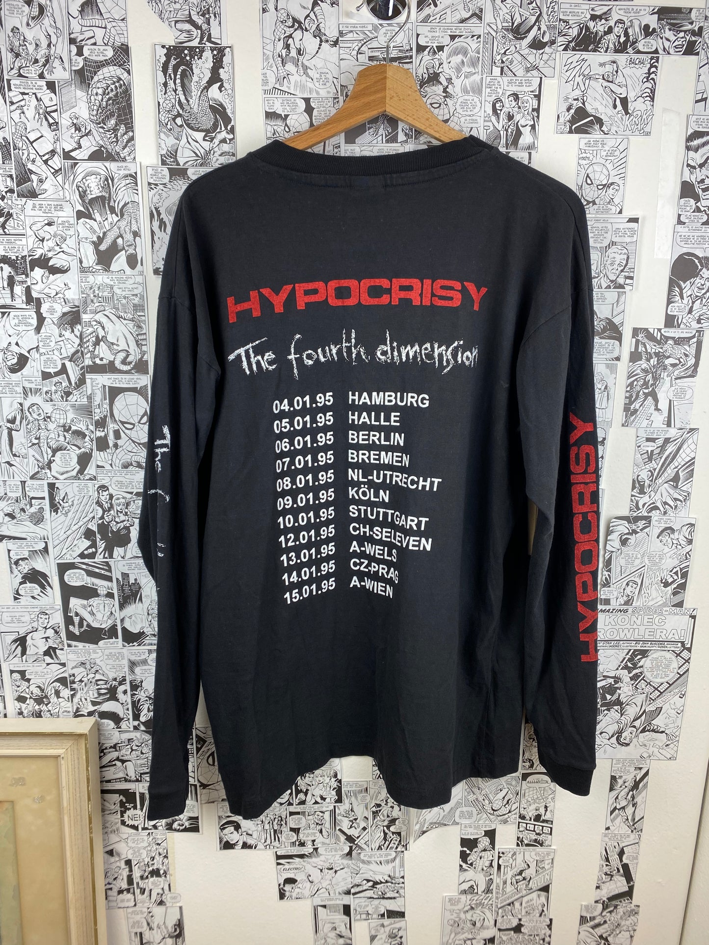 Vintage Hypocrisy “The Fourth Dimensions” 1995 t-shirt - size XL