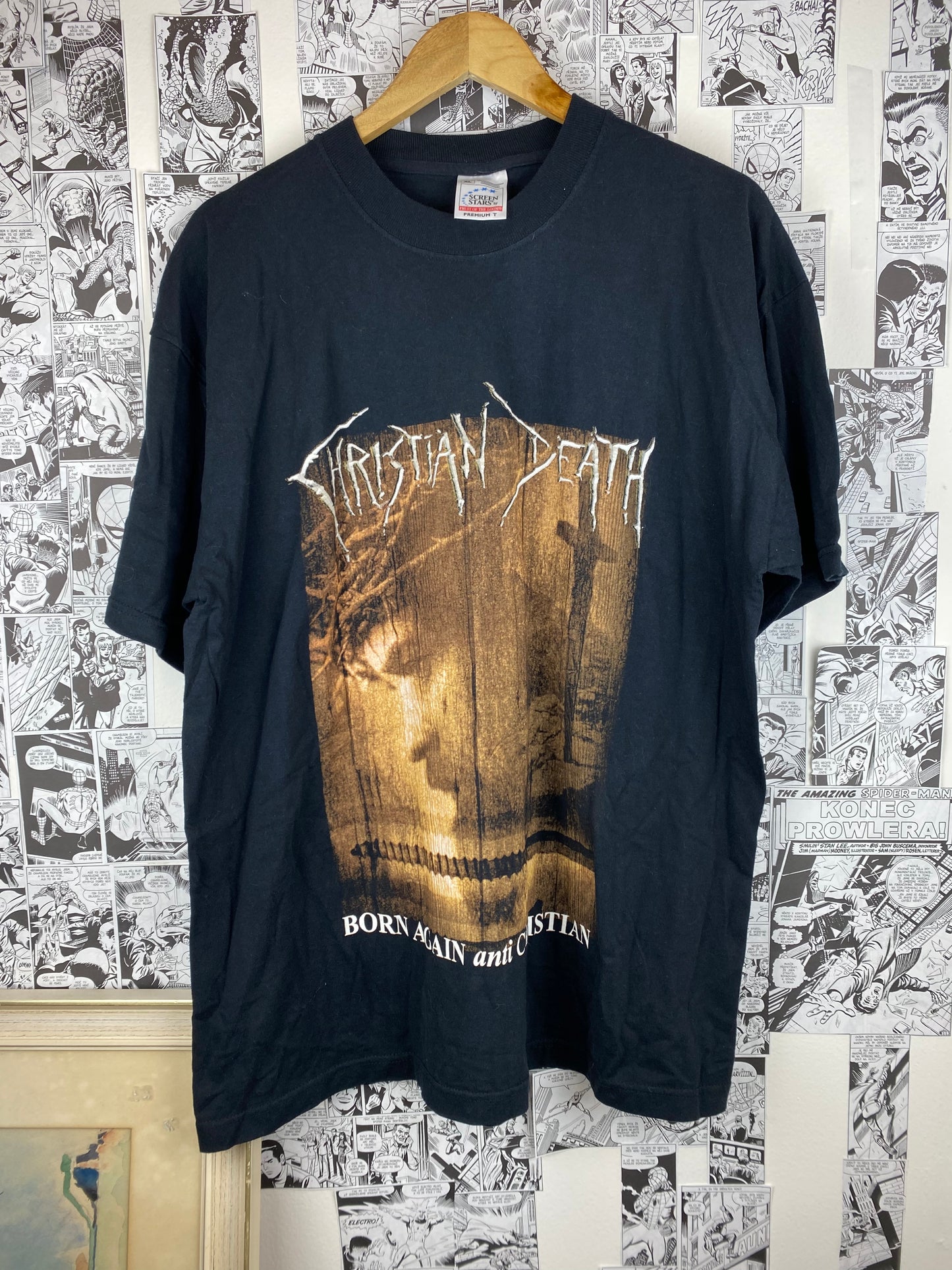 Vintage Christian Death “Born Again Anti-Christian” t-shirt - size XL