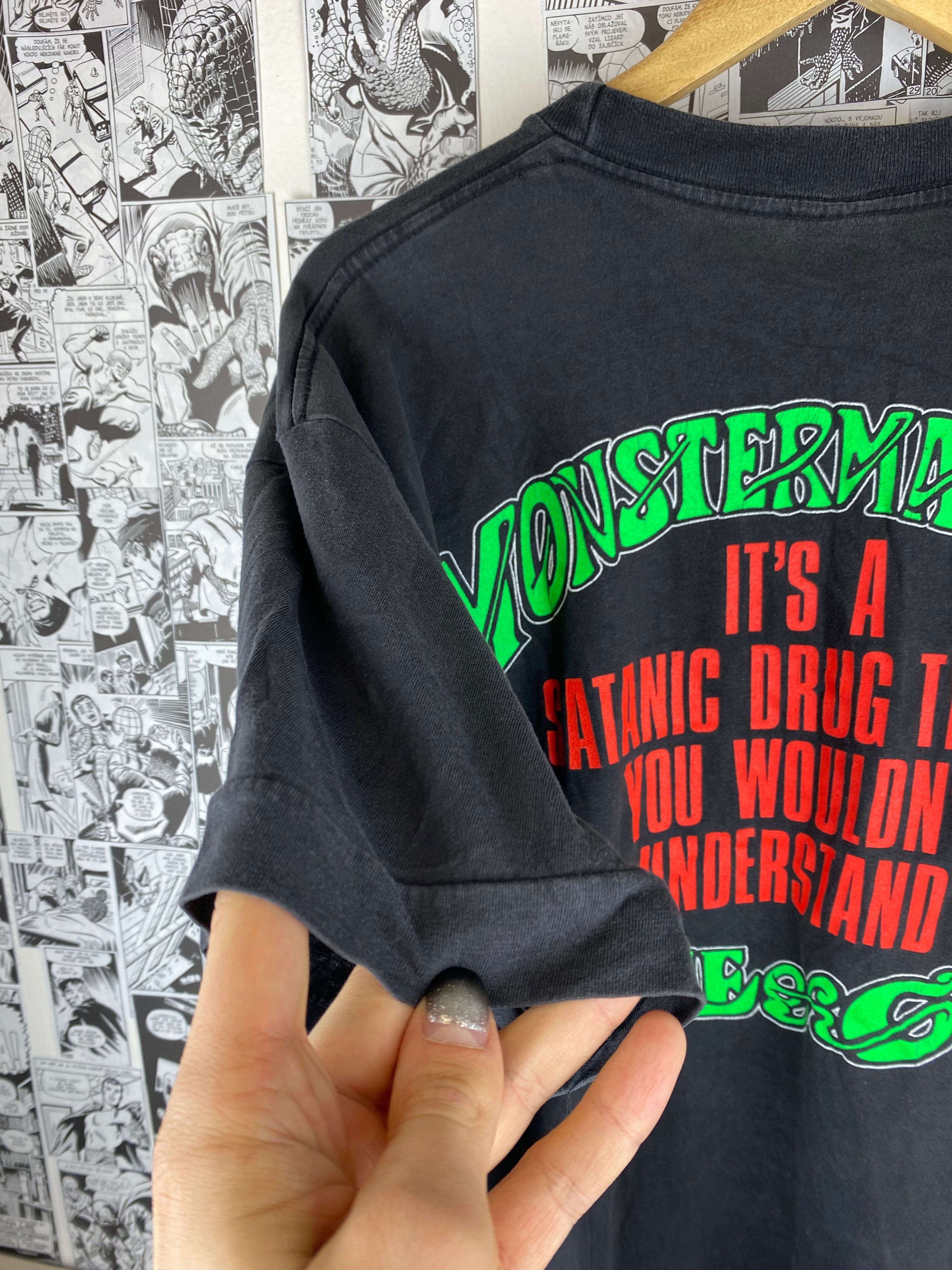 Vintage MonsterMagnet “Spine of God” 90s t-shirt - size XL