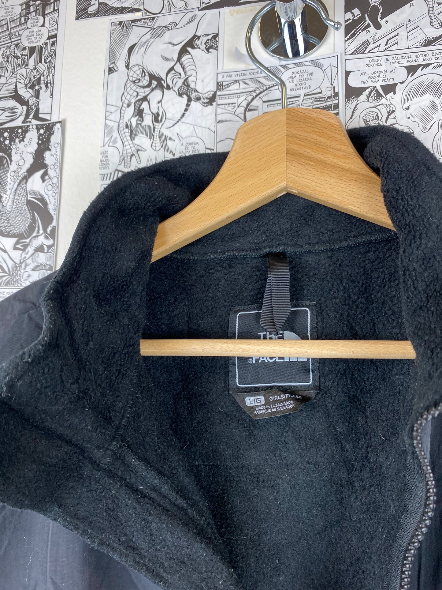 The North Face - Denali Black Fleece Jacket - size M