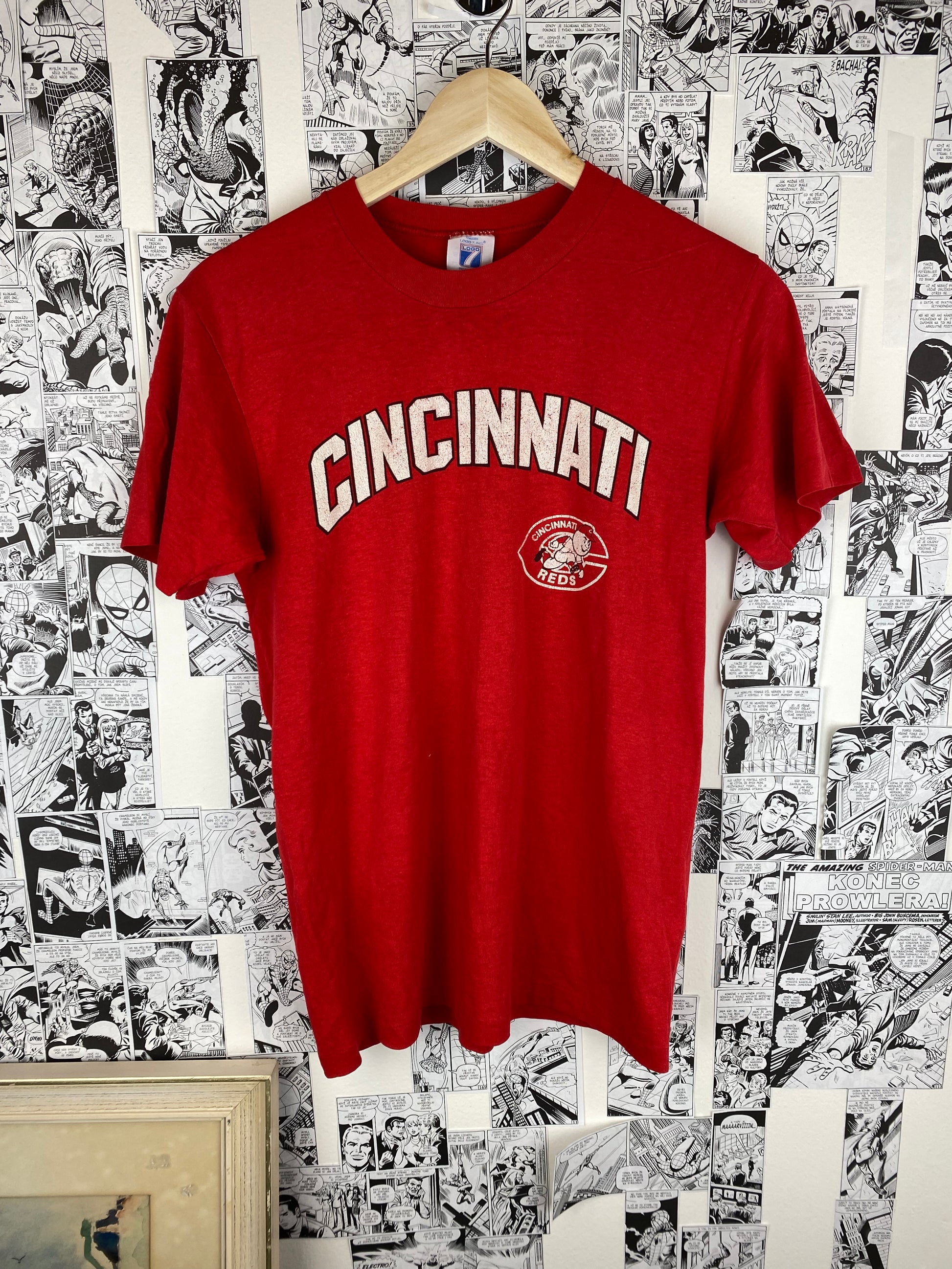 Vintage Cincinnati Reds 80s t-shirt - size M – Vintage No Introductions