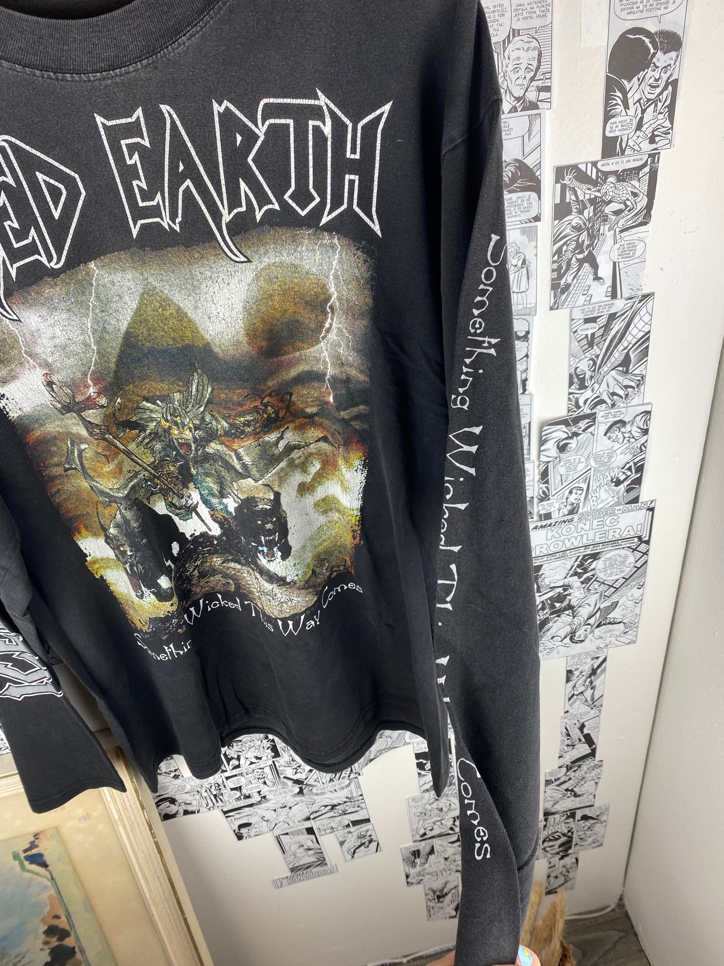 Vintage Iced Earth “Something Wicked” 90s Longsleeve t-shirt