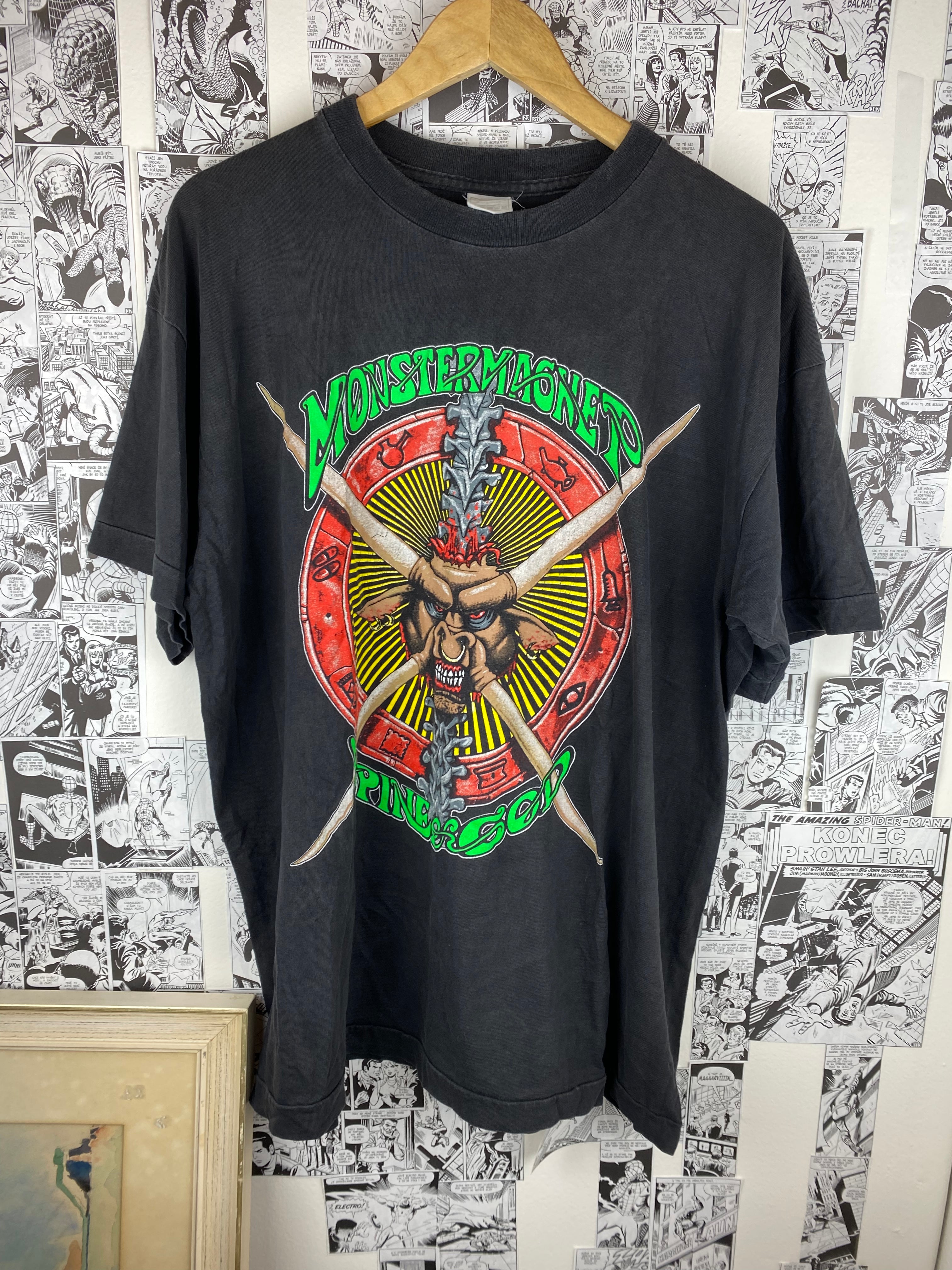 Vintage MonsterMagnet “Spine of God” 90s t-shirt - size XL