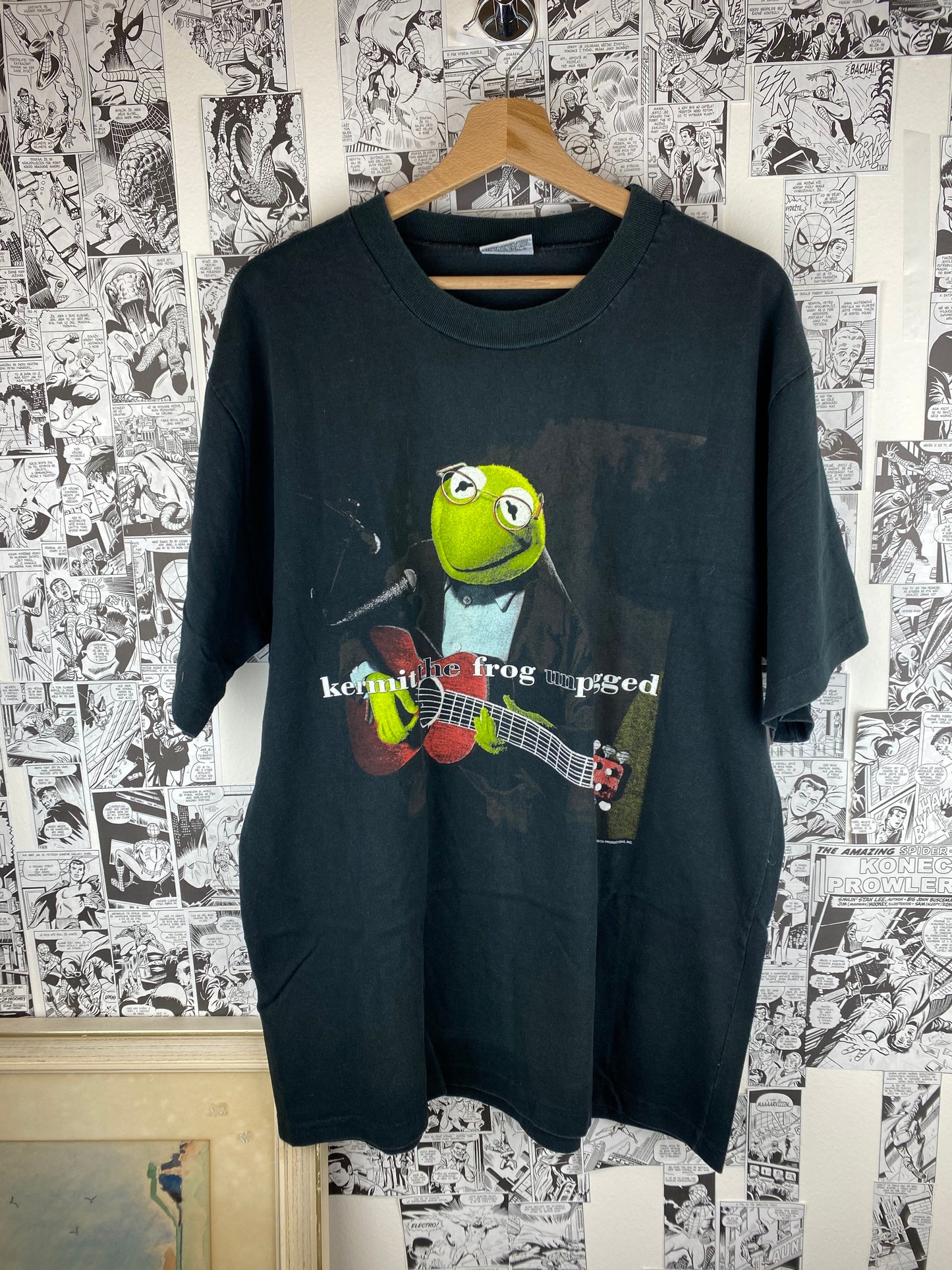 Vintage Muppets - Kermit the frog 80s/90s t-shirt - size XL