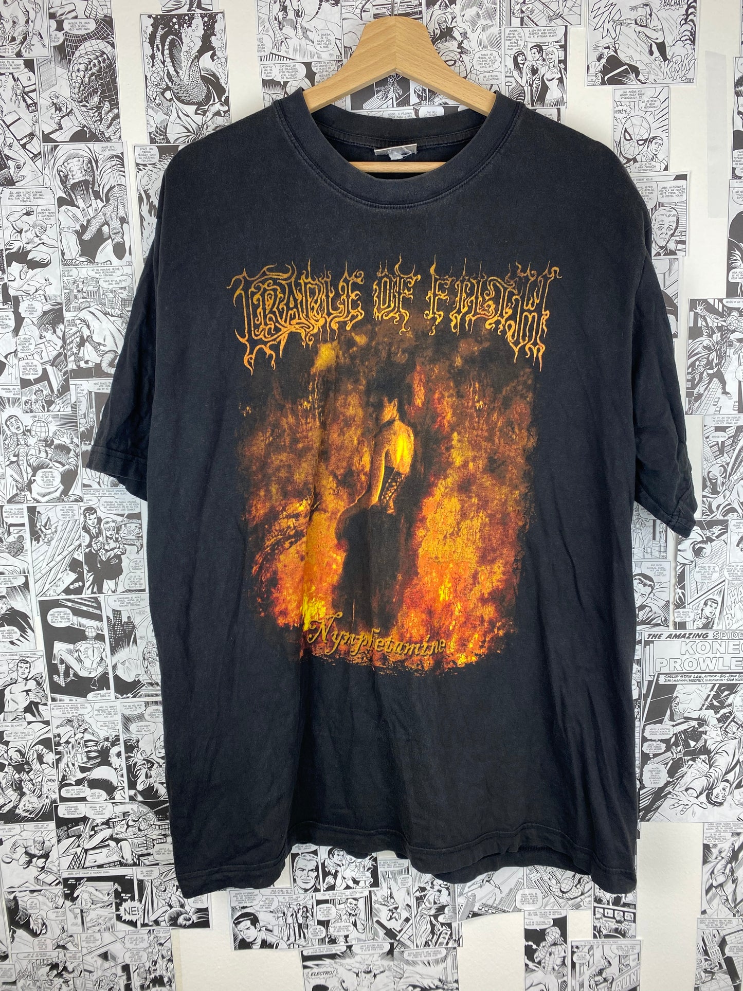Vintage Cradle of Filth “Nymphetamine” tour t-shirt - size XXL