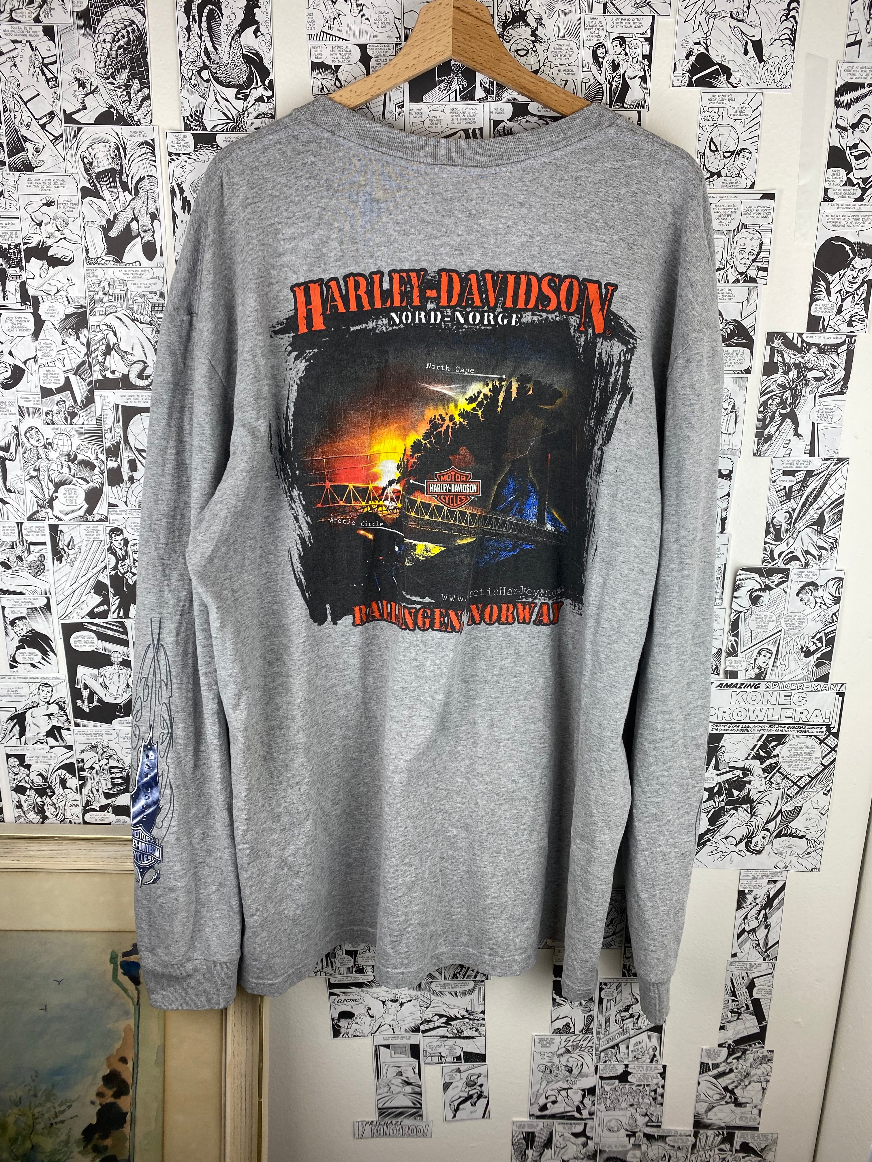 Vintage Harley Davidson - Norway “Ballangen” 00s t-shirt - size XL