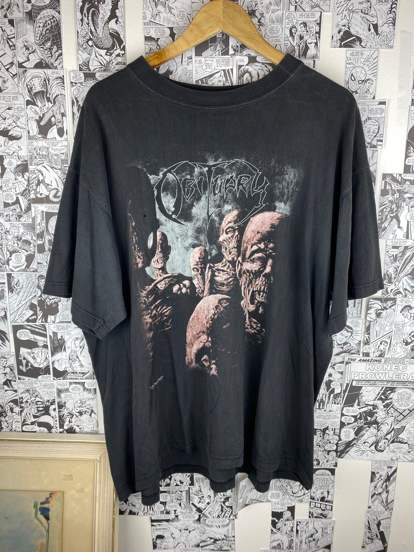 Vintage Obituary “Back from the Dead” 1997 t-shirt - size XL