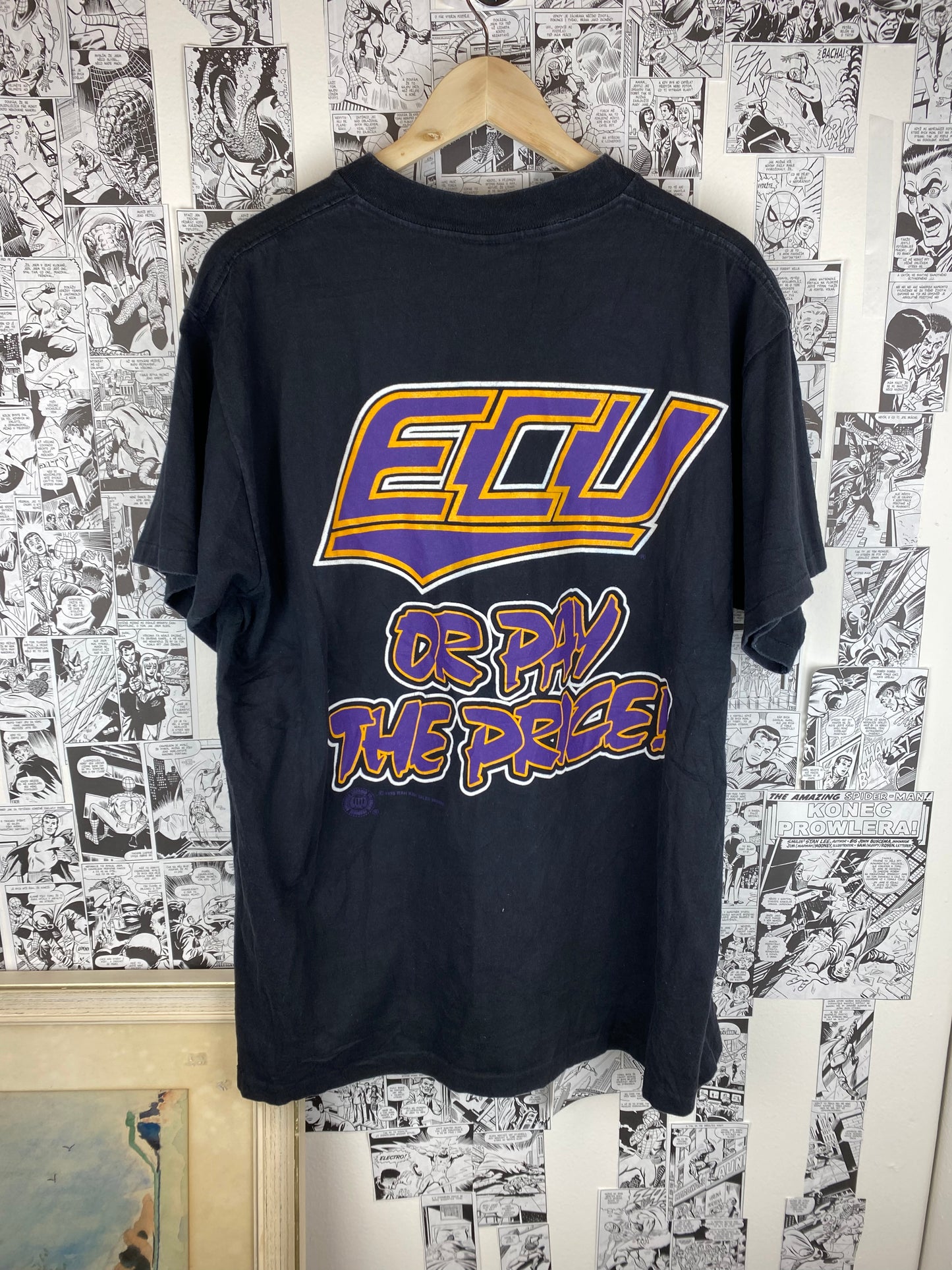 Vintage ECU - Beware of the Pirates 90s t-shirt - size XL