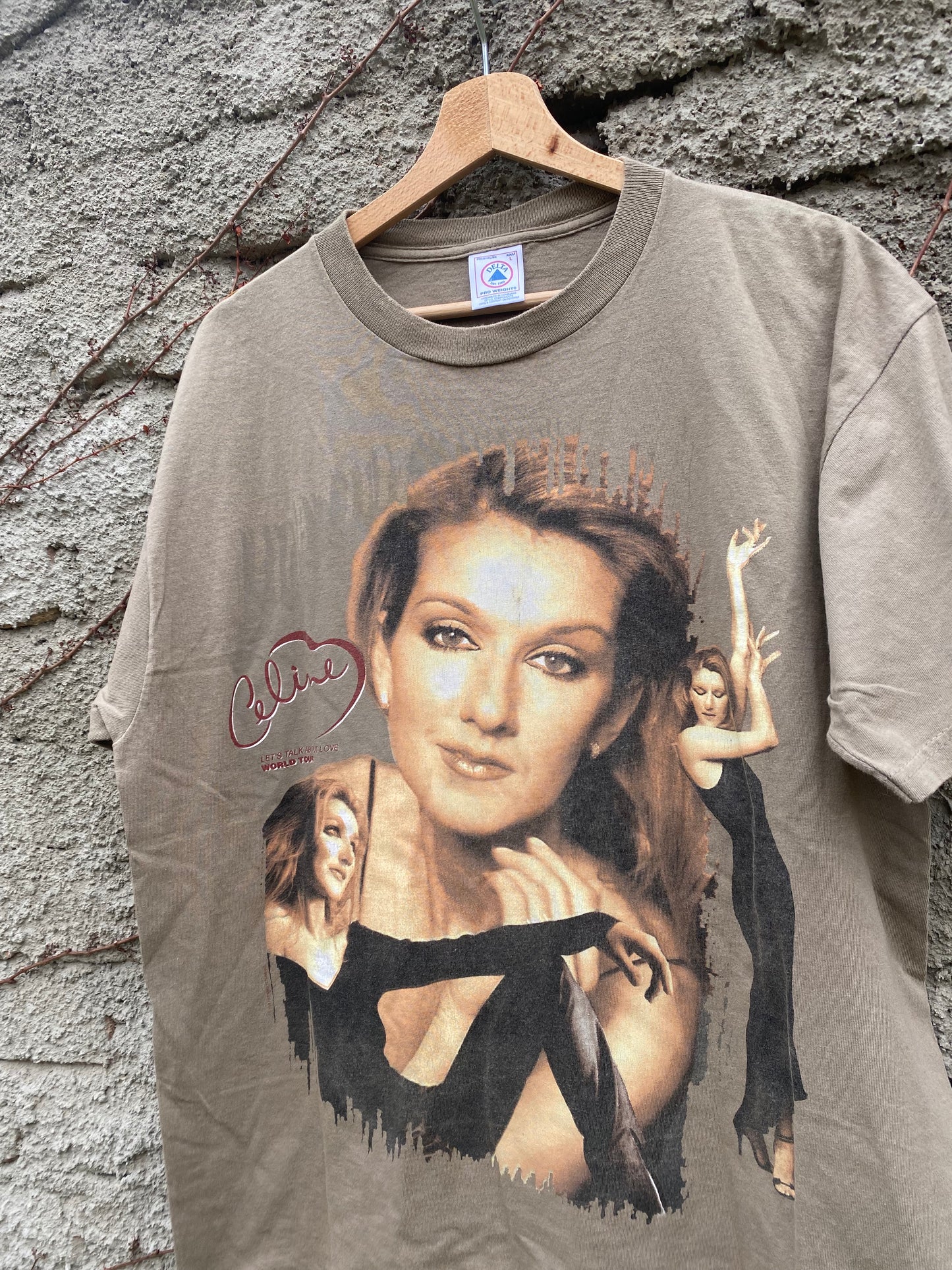 Vintage Celine Dion 1999 "Let's talk about love tour" - t-shirt, size L