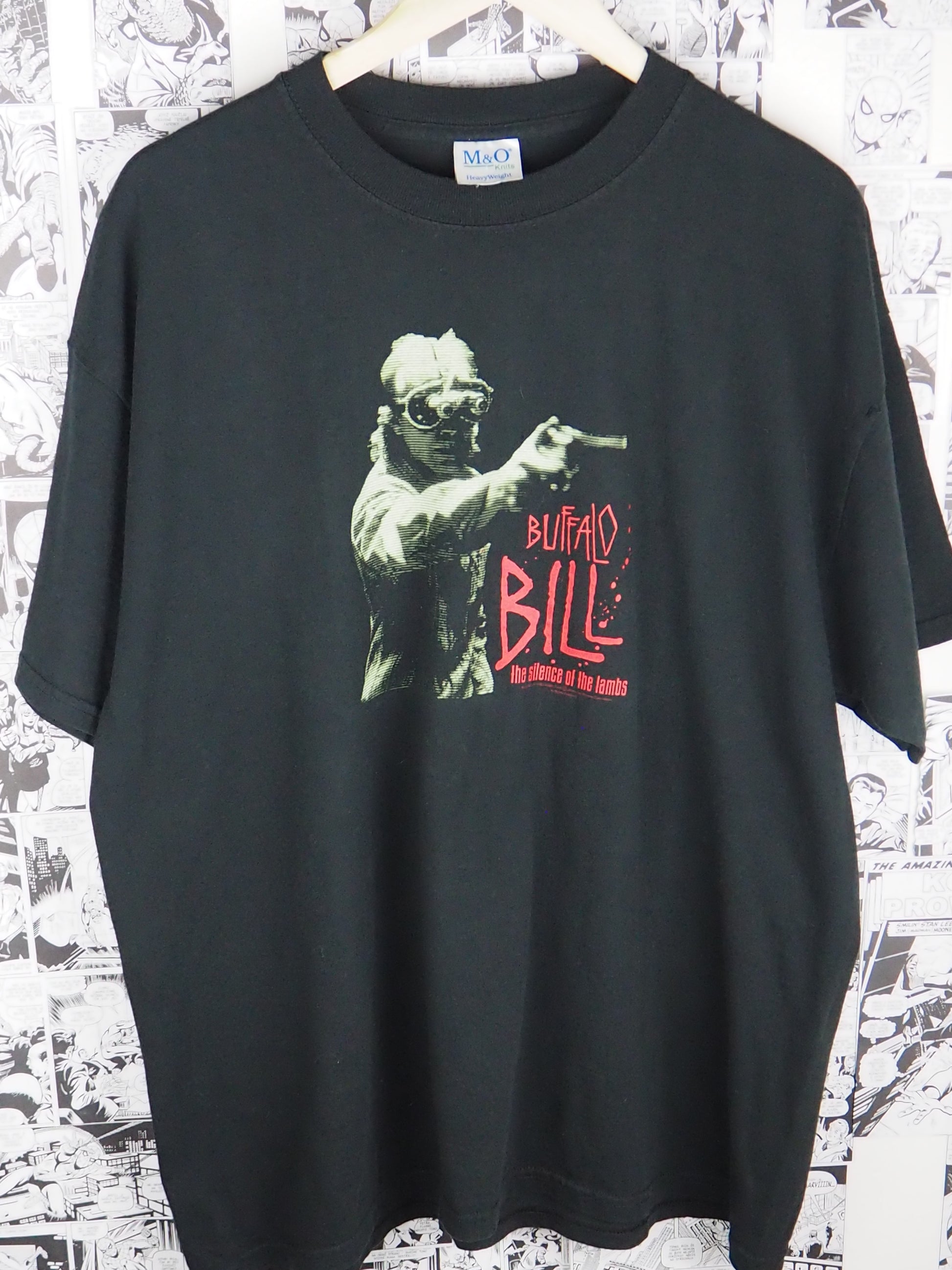 Silence of The Lambs Buffalo Bills Custom Leather Men's T-Shirt