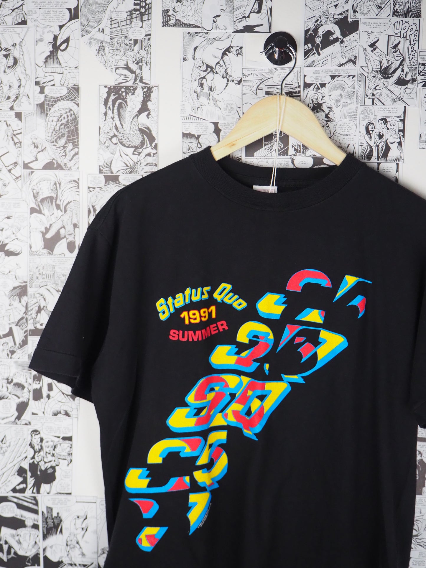 Vintage Status Quo 1991 t-shirt - size L