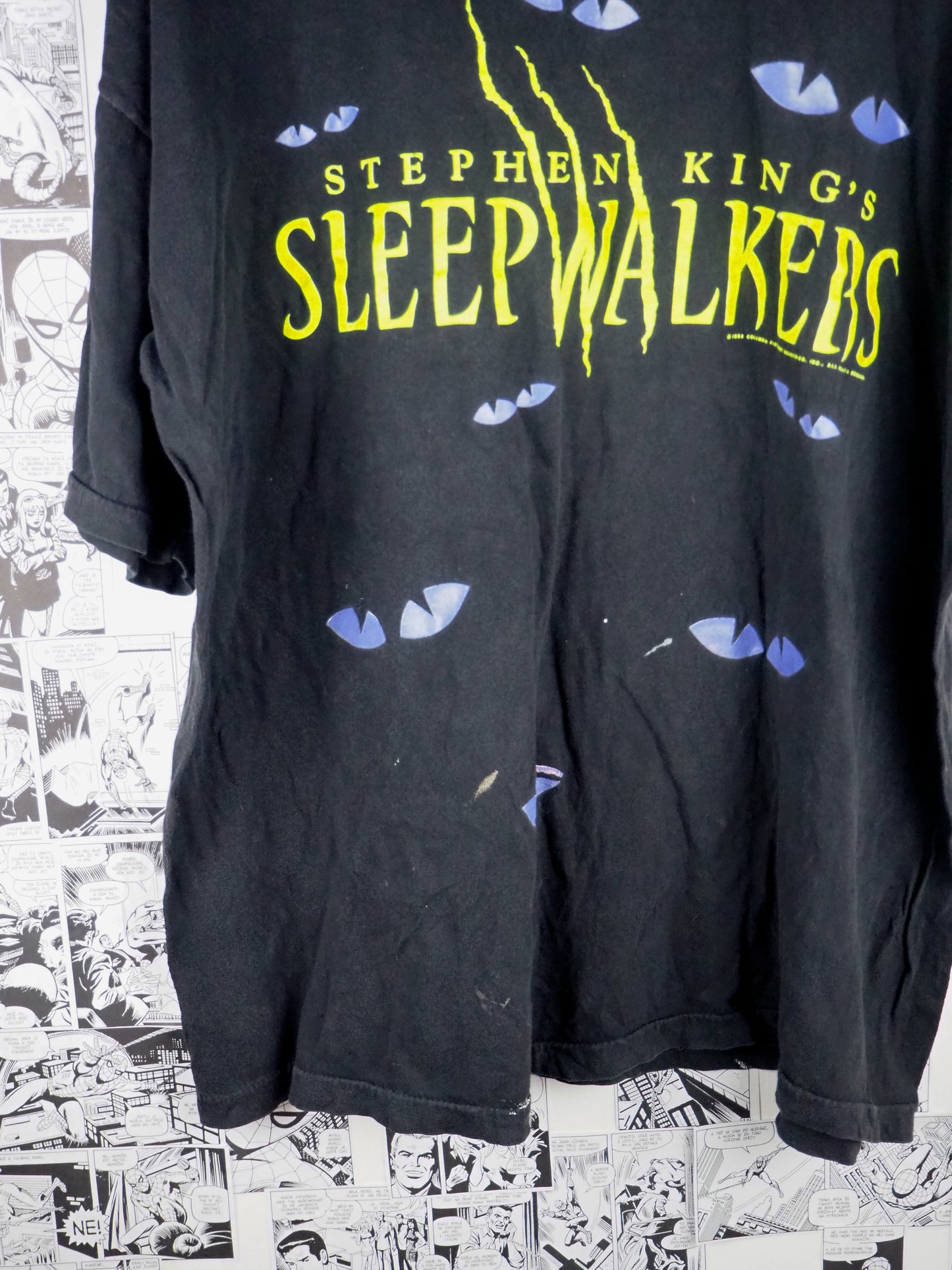 Vintage Stephen King's "Sleepwalkers" 1992 t-shirt - size XL
