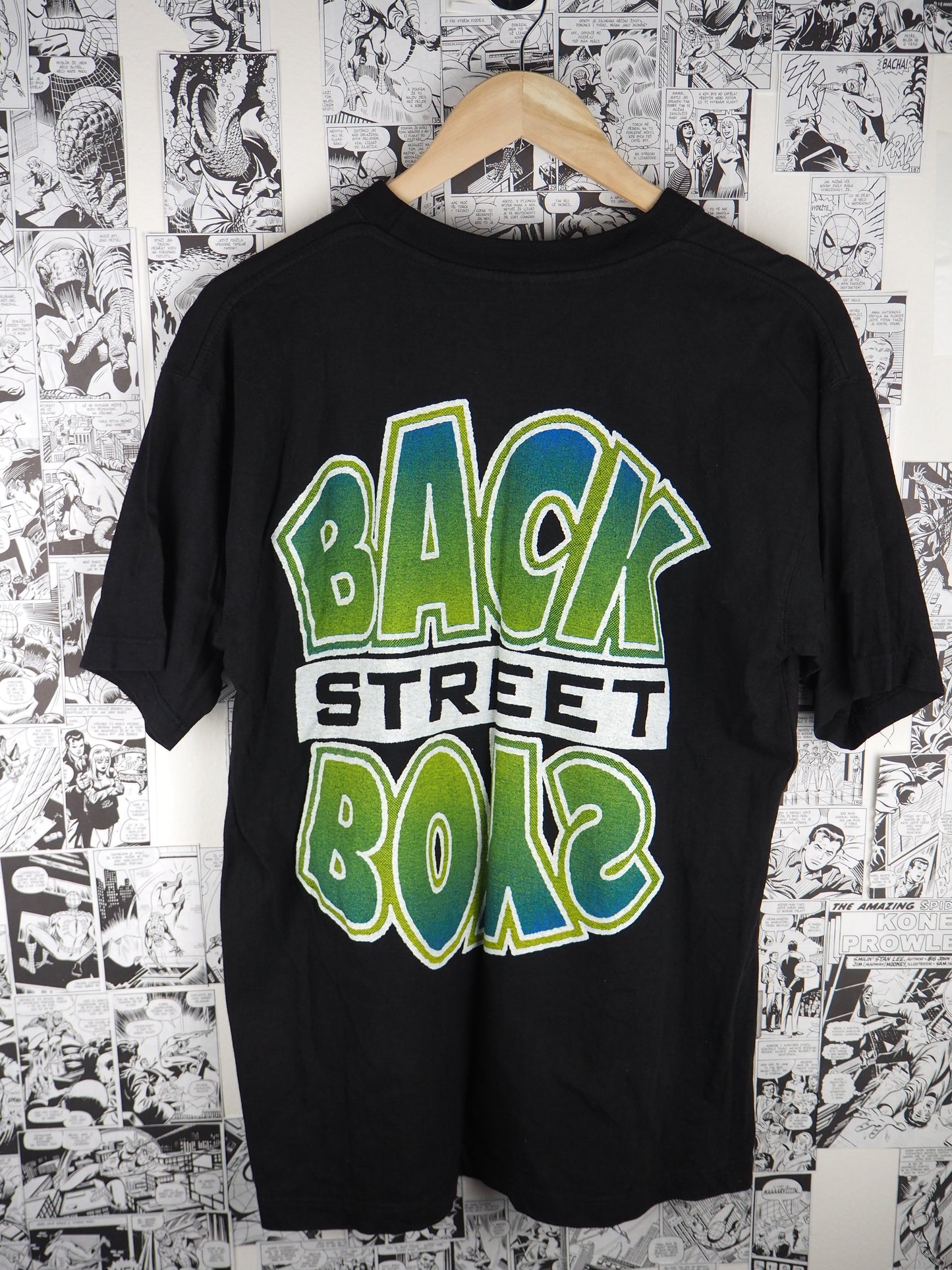 Vintage "Nick Carter" Back Street Boys 90s t-shirt - size L