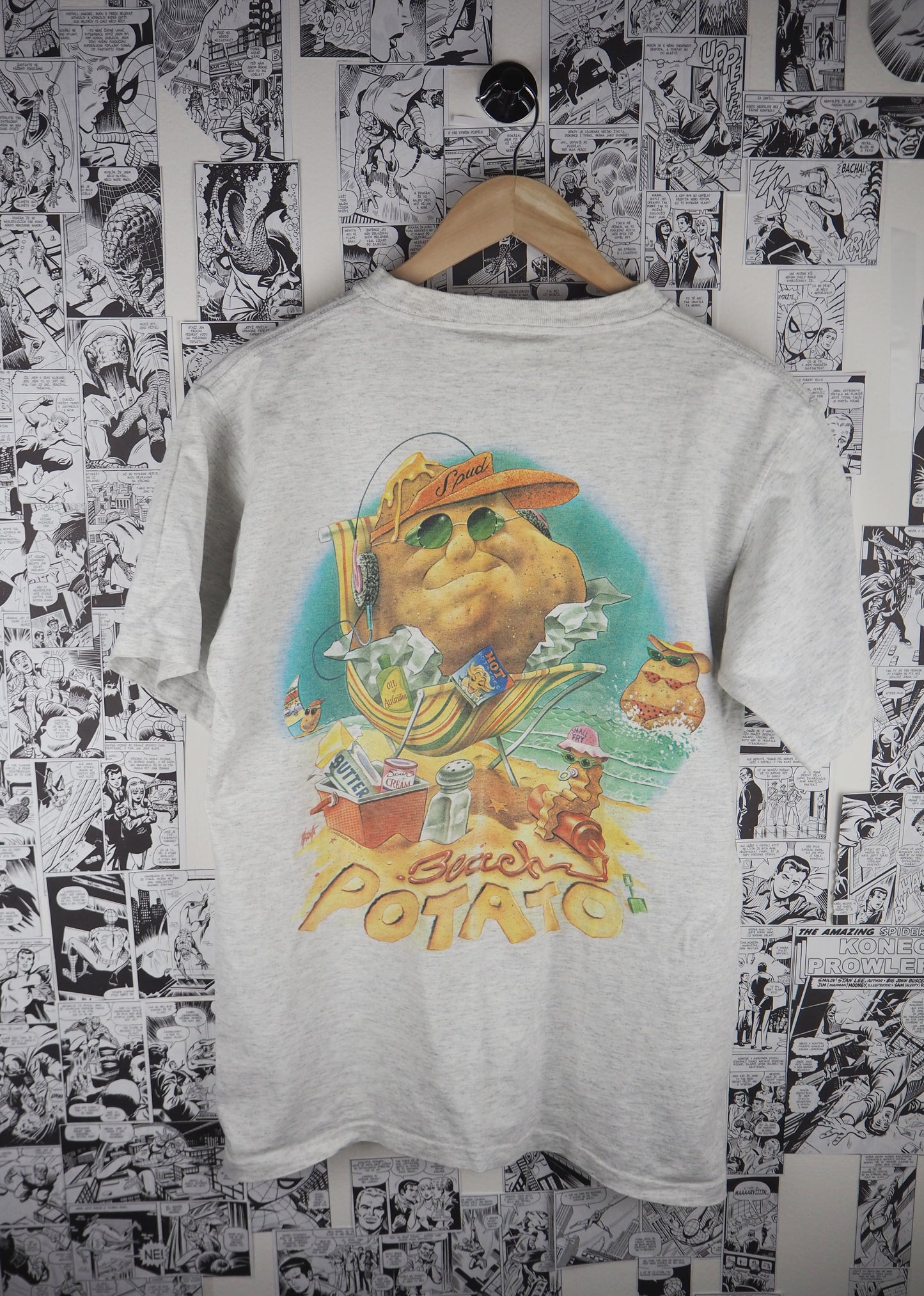 Vintage "Beach Potato" 90s t-shirt - size L